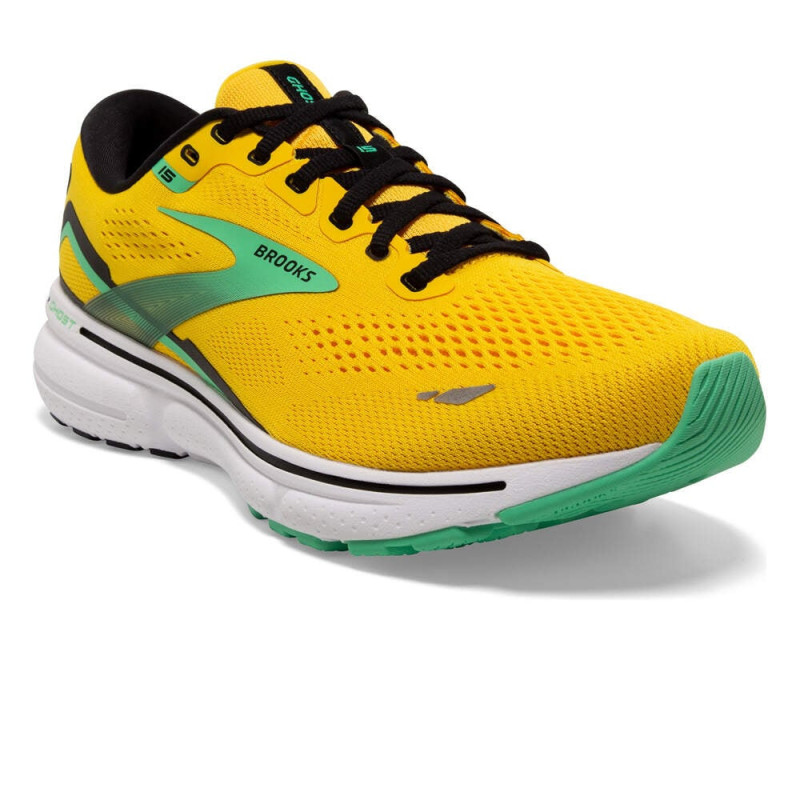 Brooks ghost 15 lemon chrome/black/springbud