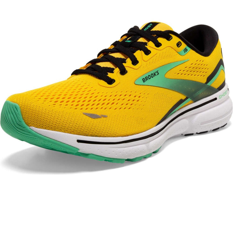 Brooks ghost 15 lemon chrome/black/springbud