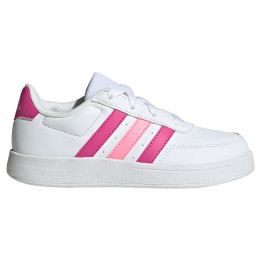 Adidas breaknet 2.0 el k white/violet and pink