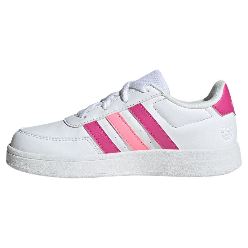 Adidas breaknet 2.0 el k white/violet and pink