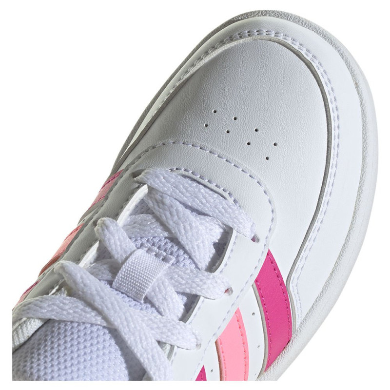 Adidas breaknet 2.0 el k white/violet and pink