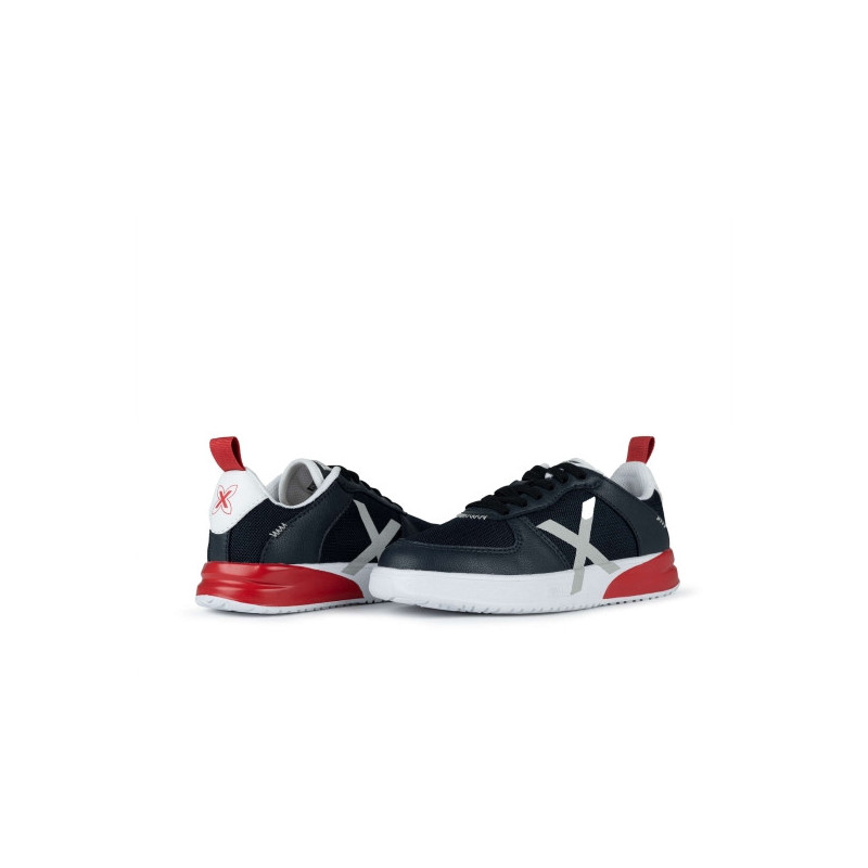 Munich mini luca 03 navy/red/whita and silver