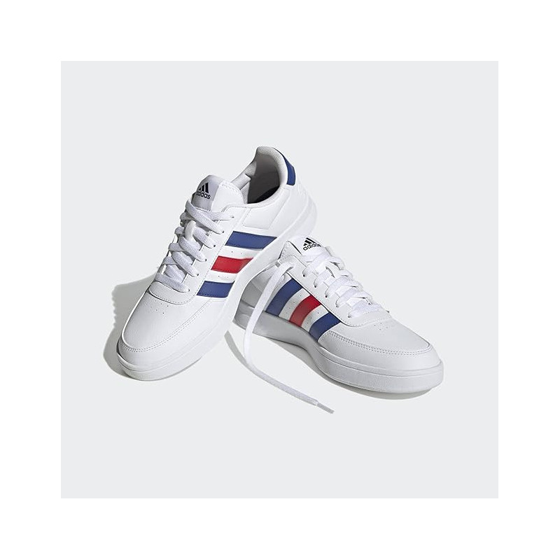 Adidas breaknet 2.0 k white/navy-red