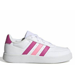 Adidas breaknet 2.0 k white/pink/fuxia