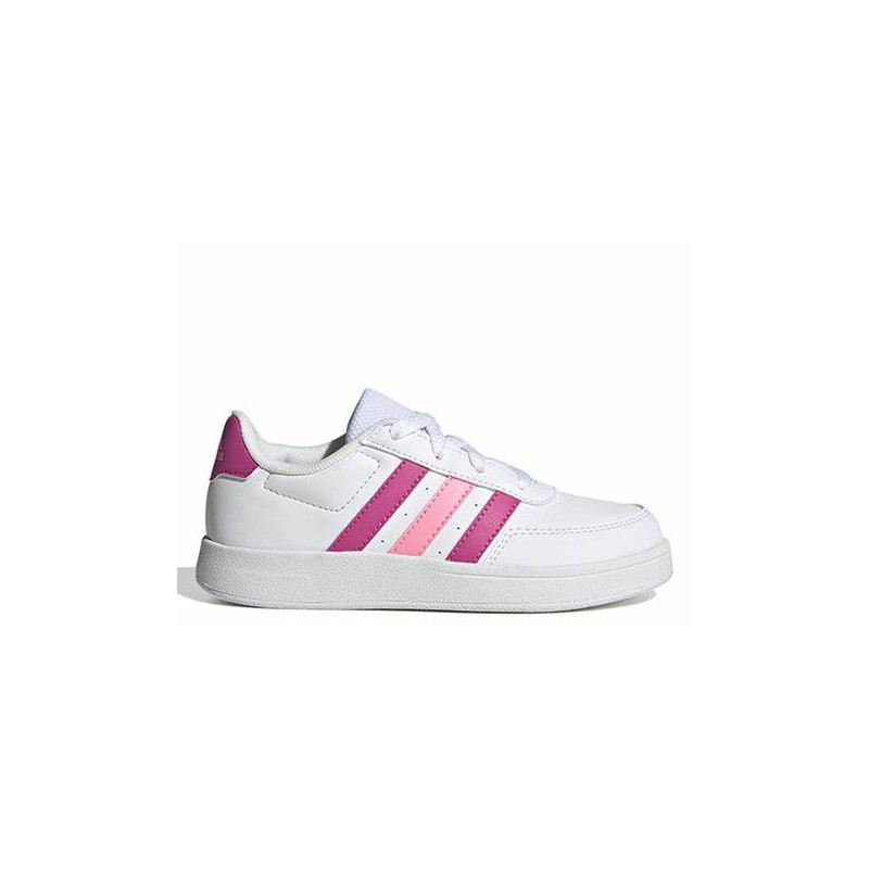 Adidas breaknet 2.0 k white/pink/fuxia