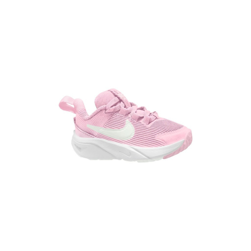 Nike star runner 4 nn (td) pink foram/summit white-white