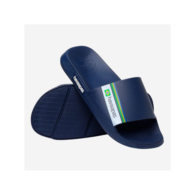 Havaiana Slide brasil navy blue