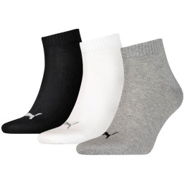Puma quarter plain X3 grey/white/black