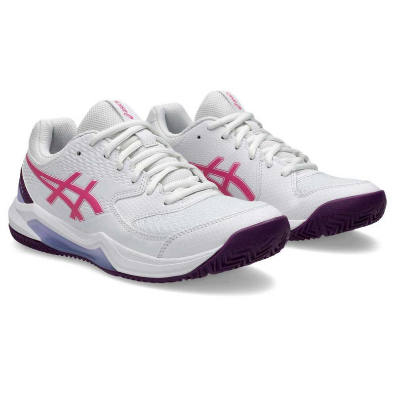Asics gel-dedicate 8 padelwhite/dragon fruit