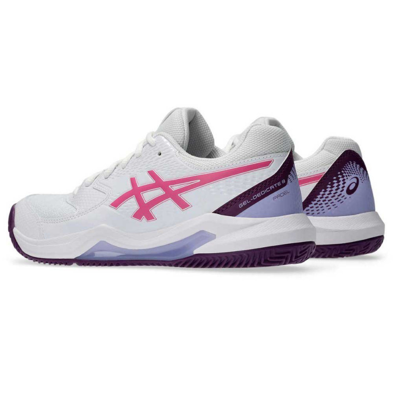 Asics gel-dedicate 8 padelwhite/dragon fruit