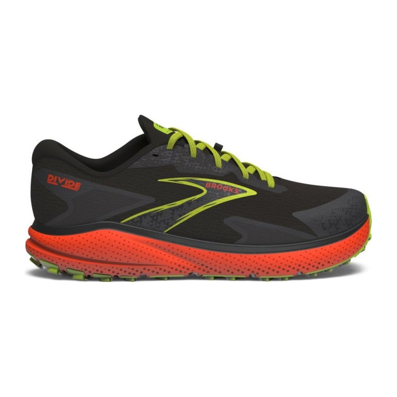 Brooks divide 5 Balck/cherry/lime