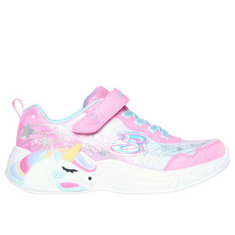 Skechers s lights-unicorn dreams wishfull magic pink/turquoise