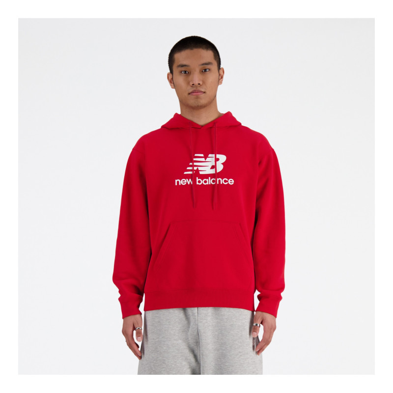 New balance se fl logo hoddie red/white
