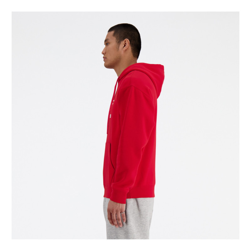 New balance se fl logo hoddie red/white