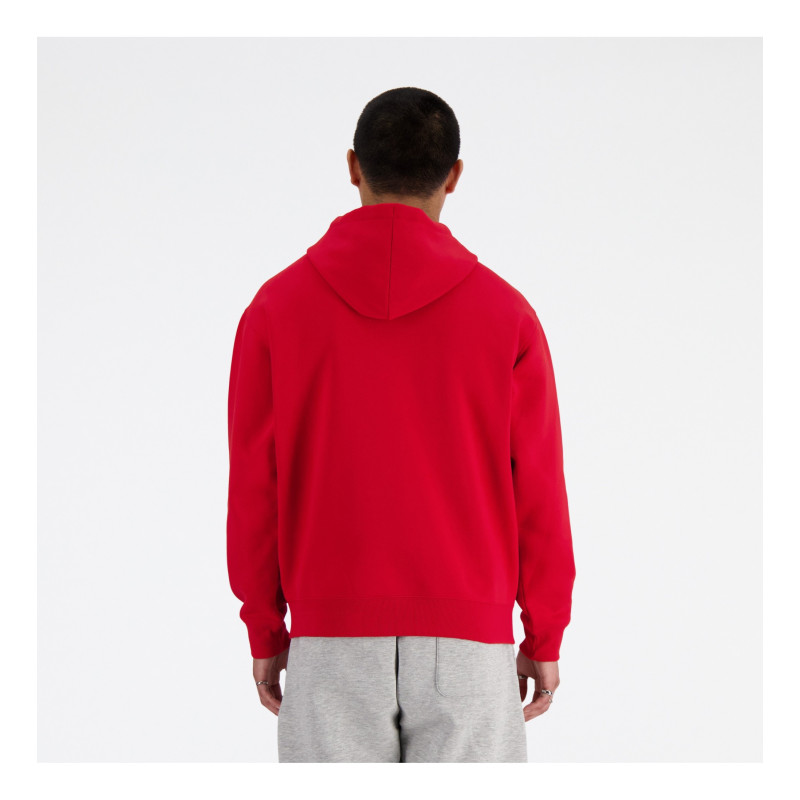 New balance se fl logo hoddie red/white