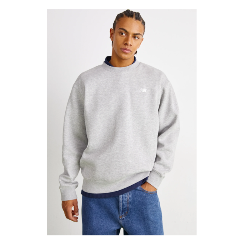 New balance Sport essentials fleece logo grey