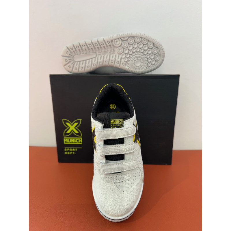 Munich G-3 kid  vco 342 white/black/yellow