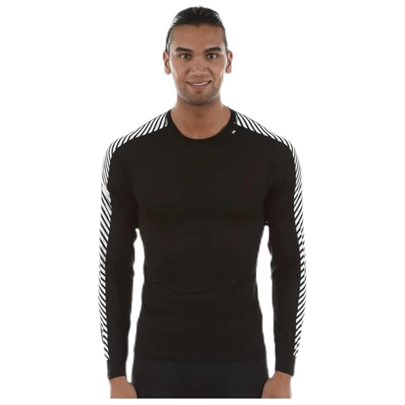 Helly hansen lifa stripe crew black