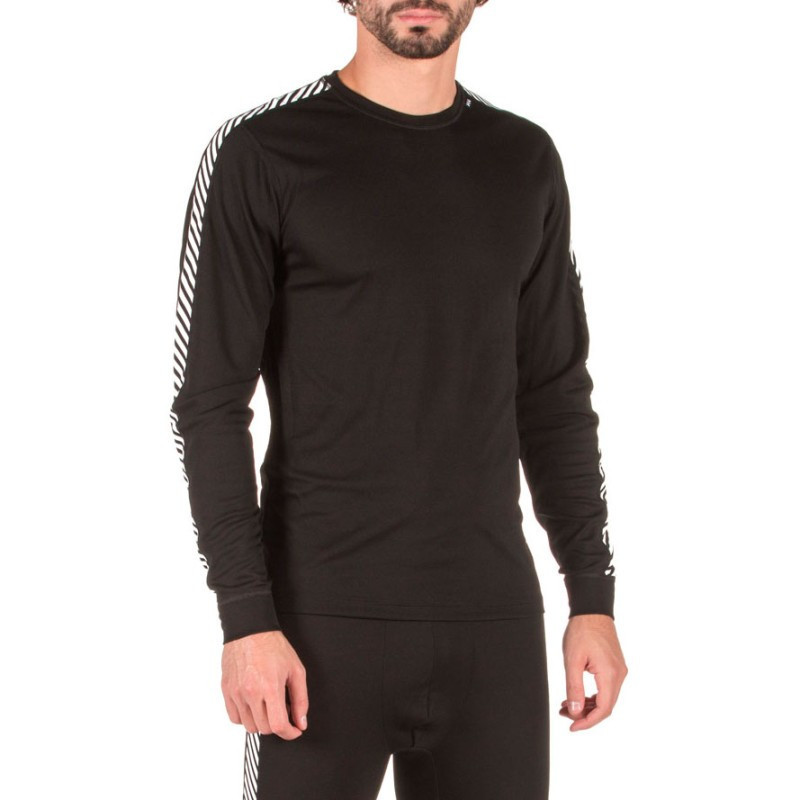 Helly hansen lifa stripe crew black