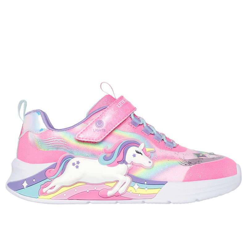 Skechers s lights univorn chaser pink/multi