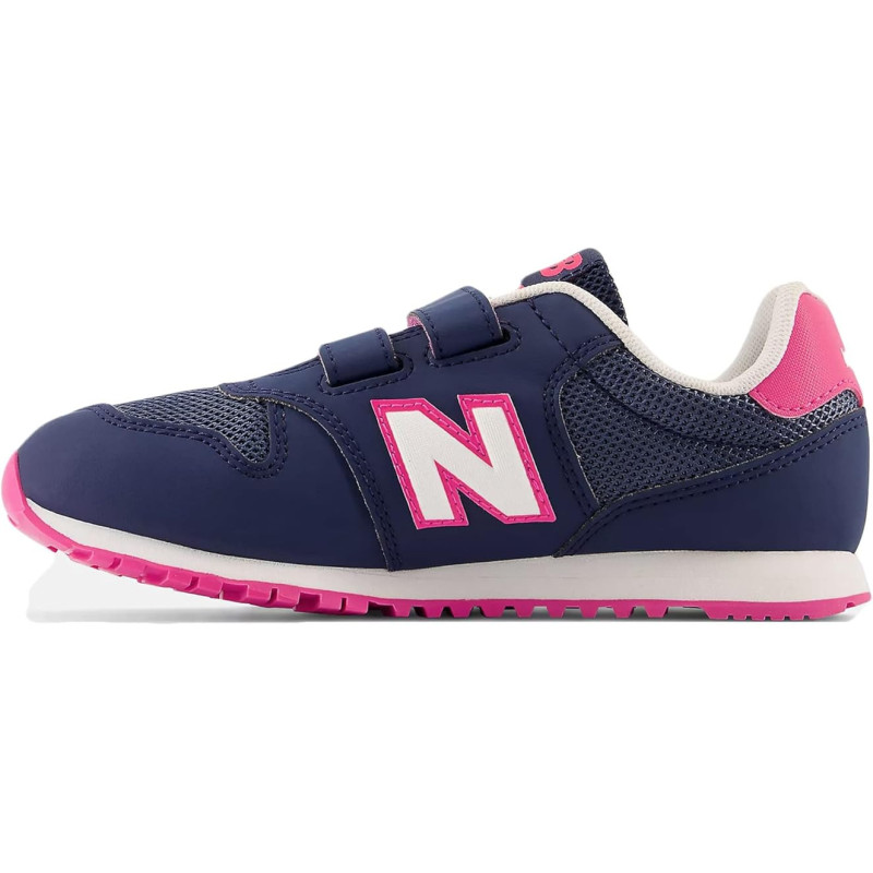 New balance 500 navy/hi-pink ps