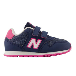 New balance 500 navy/hi-pink TD