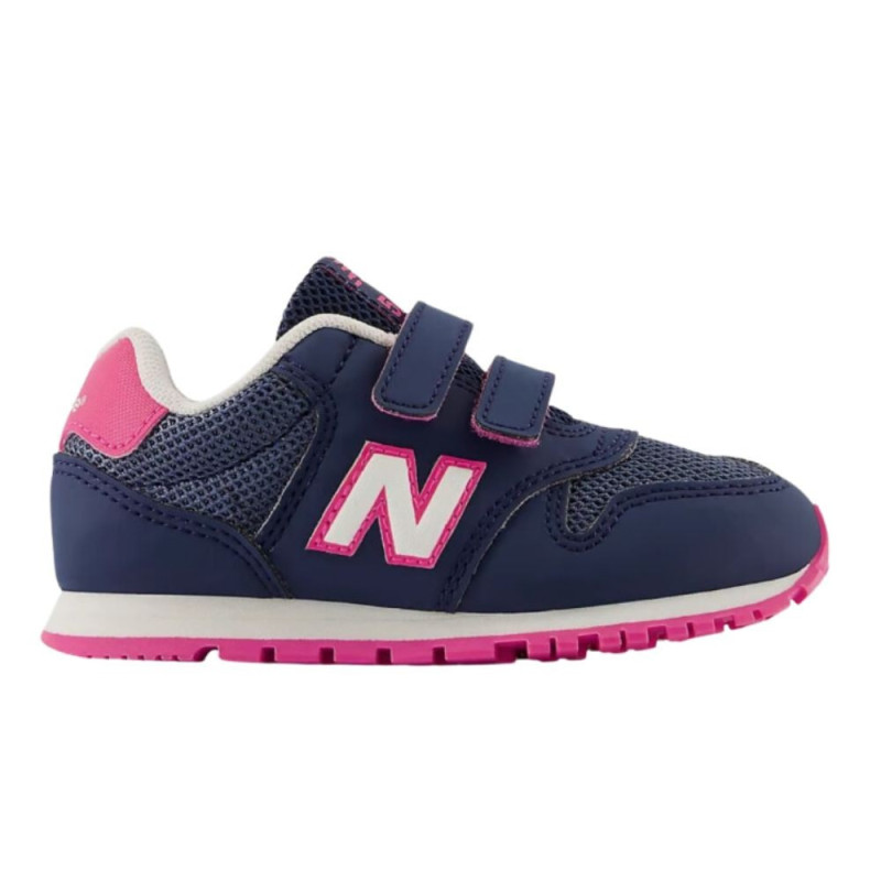 New balance 500 navy/hi-pink TD