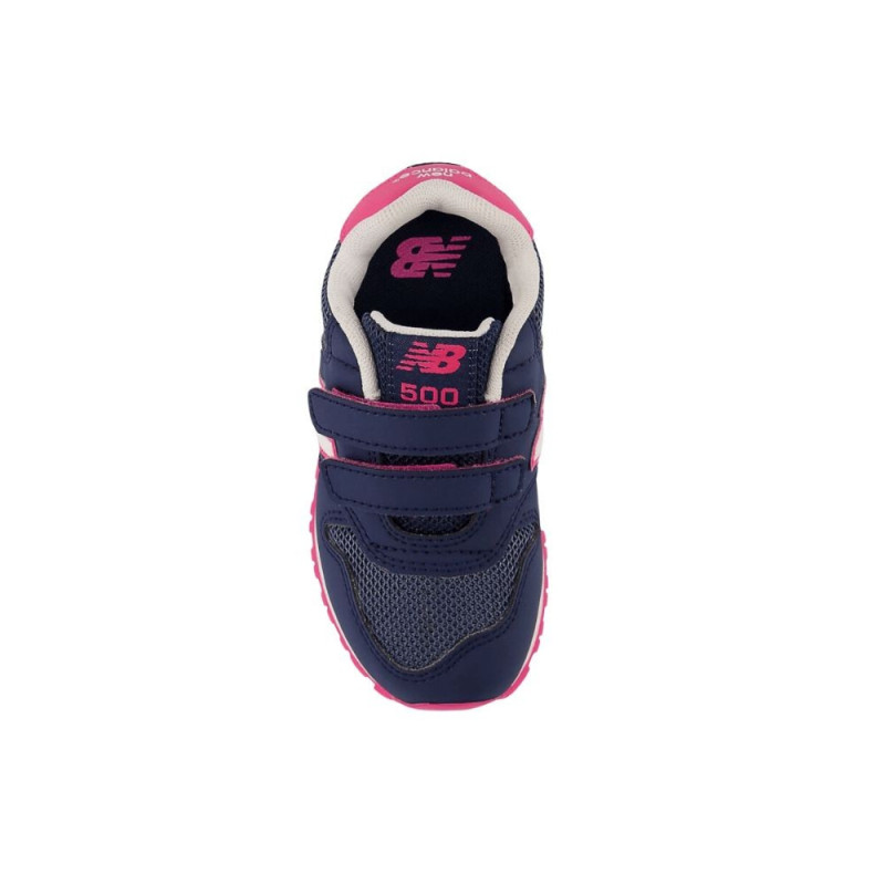 New balance 500 navy/hi-pink TD
