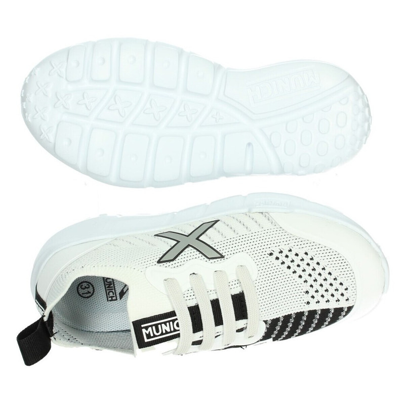 Munich Jony kid 01 white/black/grey