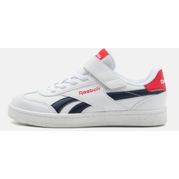 Reebok smash edge elastic and top strap kids white/vctrnv/vctrr