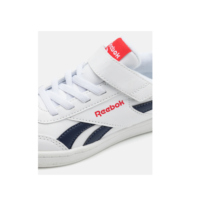 Reebok smash edge elastic and top strap kids white/vctrnv/vctrr