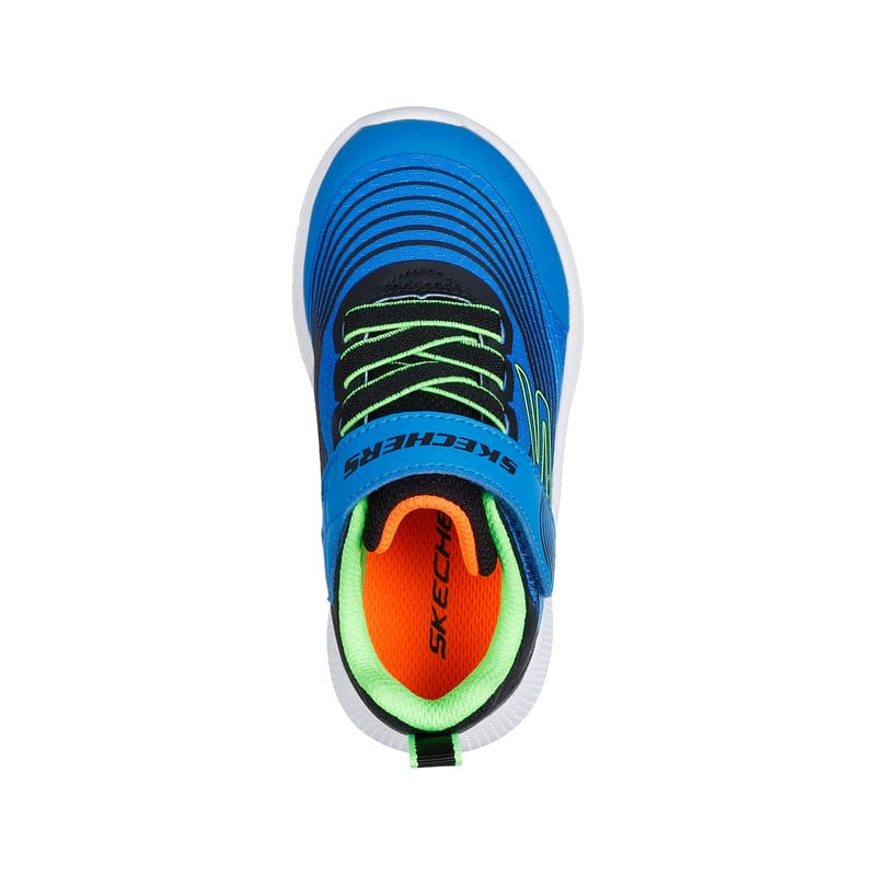Skechers microspec advance blue/lime