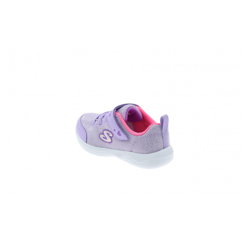 skechers skech-stepz 2.0 easy peasy lavander/pink