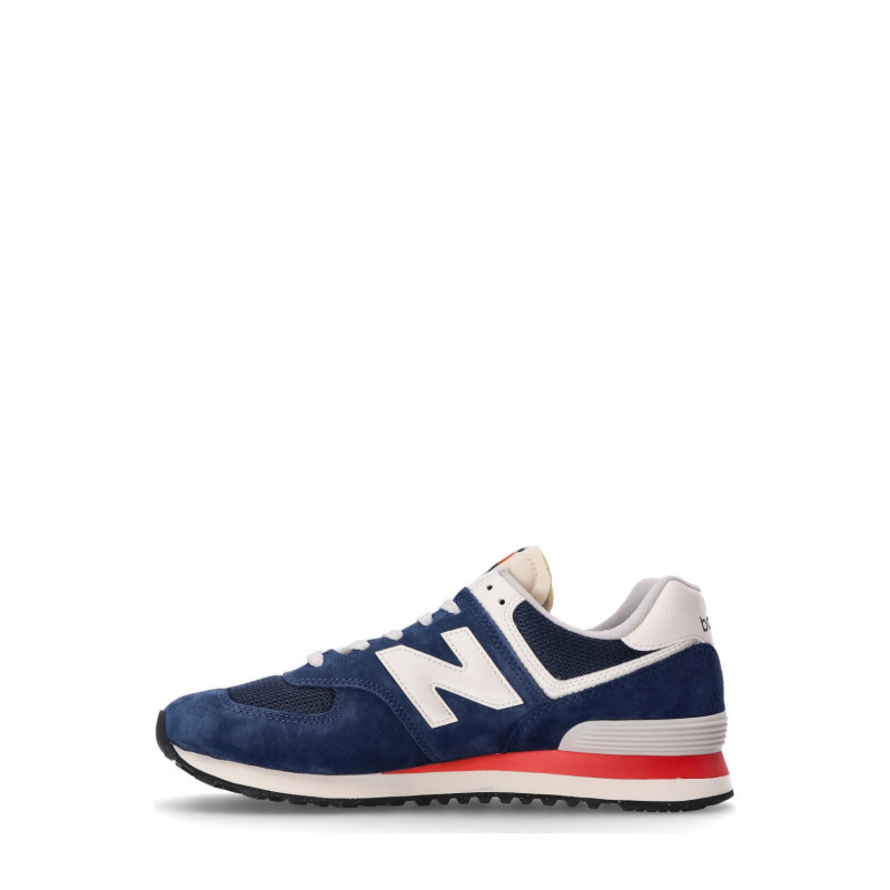 New balance 574 navy/white/orange
