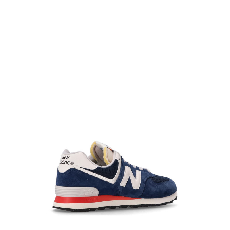 New balance 574 navy/white/orange