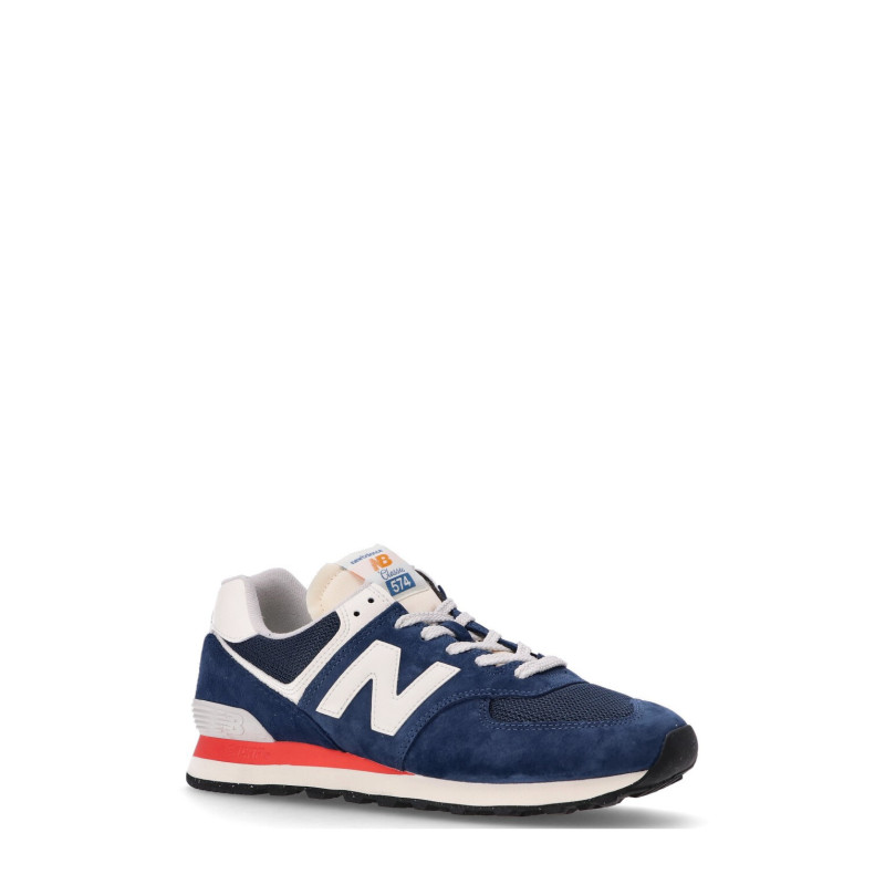 New balance 574 navy/white/orange