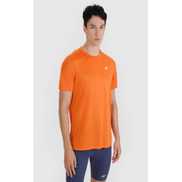 4F tshirt regular fit hip length orange