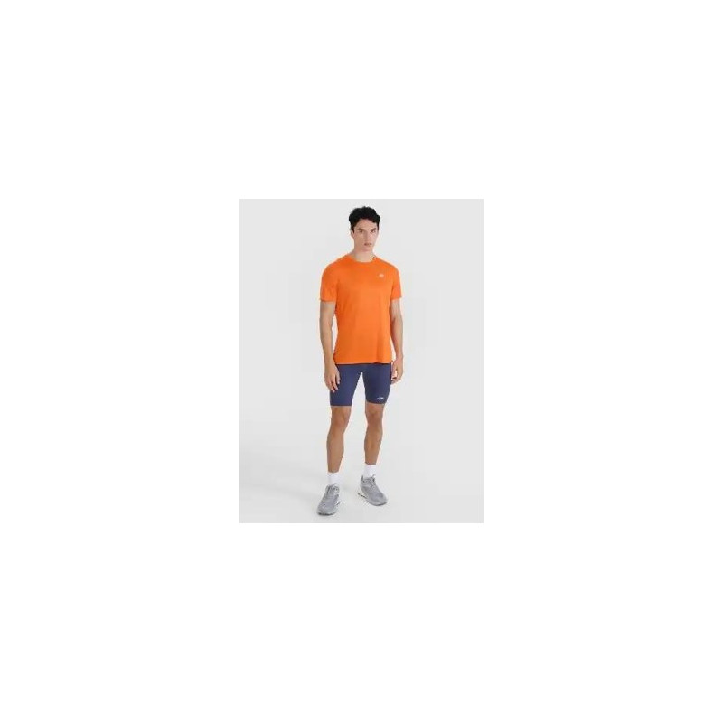 4F tshirt regular fit hip length orange