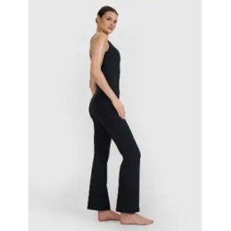 4F leggings Wmns funcionais high waist deep black