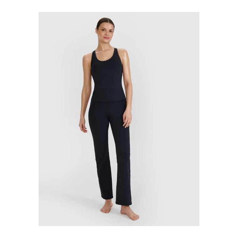 4F leggings Wmns funcionais high waist deep black