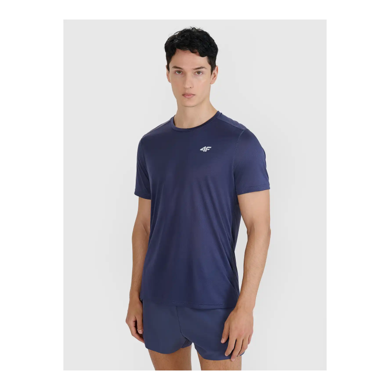 4F tshirt M hip length anthracite