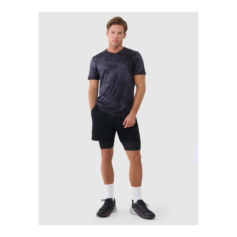 4F short fnk M medium waist deep black