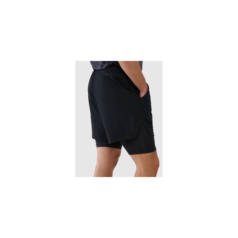4F short fnk M medium waist deep black