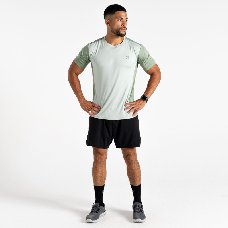 Dare 2b discernible III tee aqua grey/hedge green