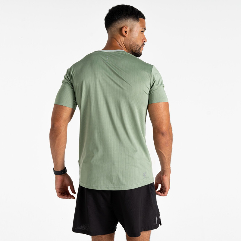 Dare 2b discernible III tee aqua grey/hedge green