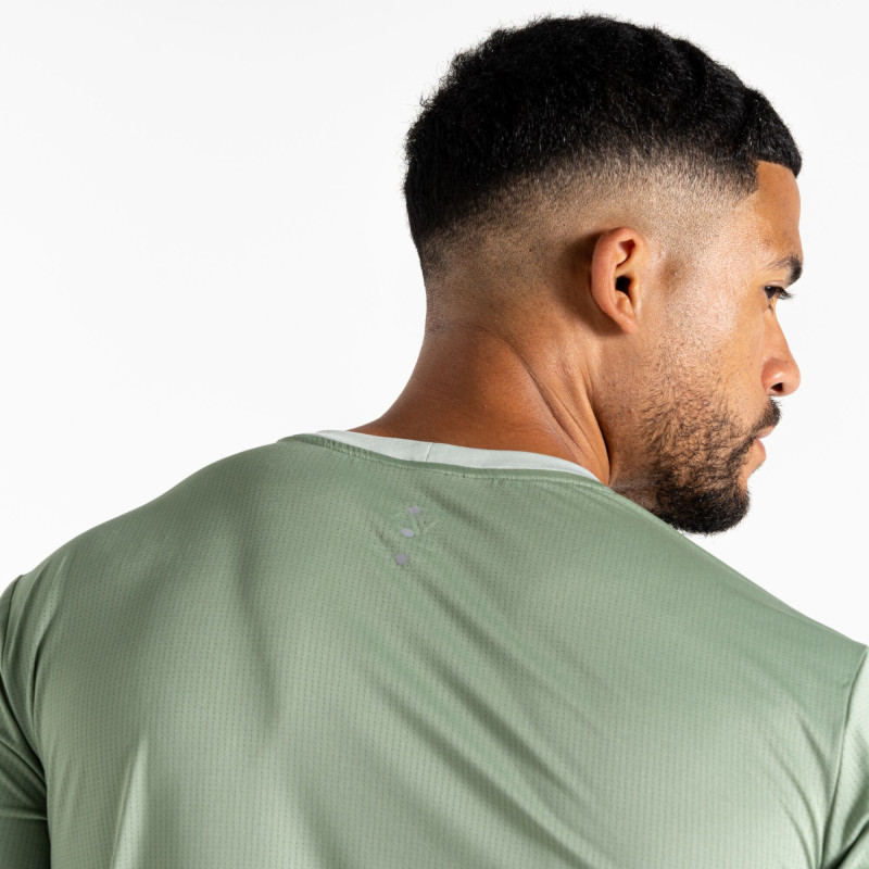 Dare 2b discernible III tee aqua grey/hedge green