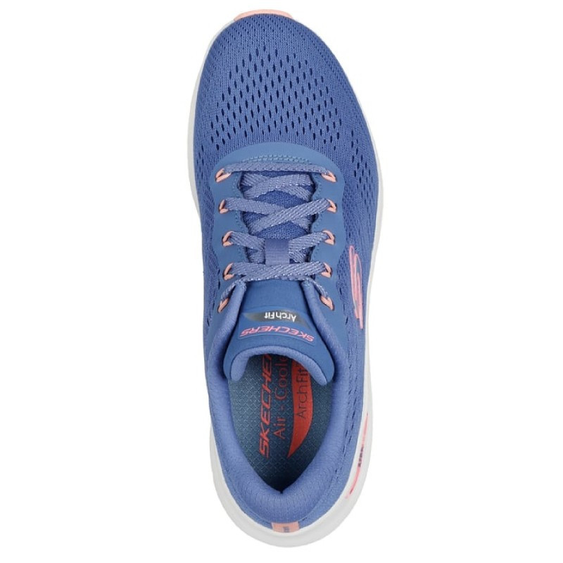 Skechers arch fit 2.0 big league blue/pink