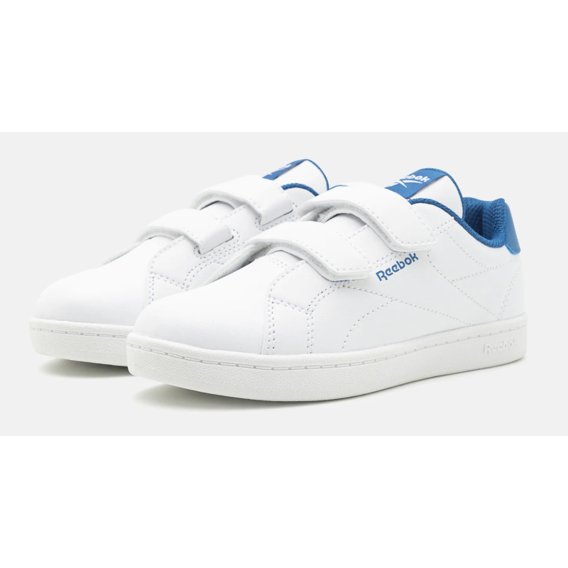 Reebok royal complete cln 2.0 two strap kids white/white/blue