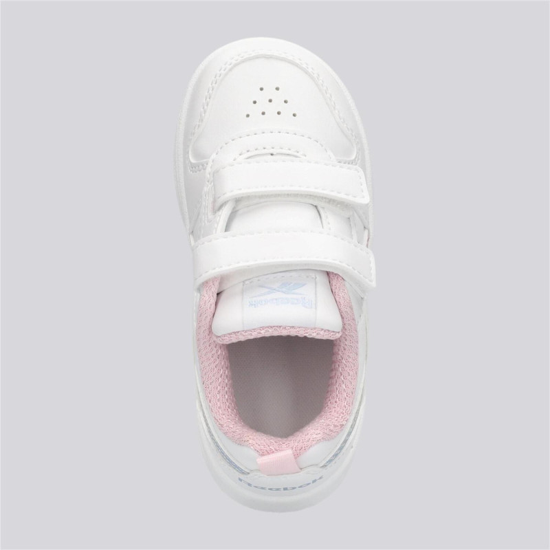 Reebok royal prime 2.0 two strap infant white/berry/blue