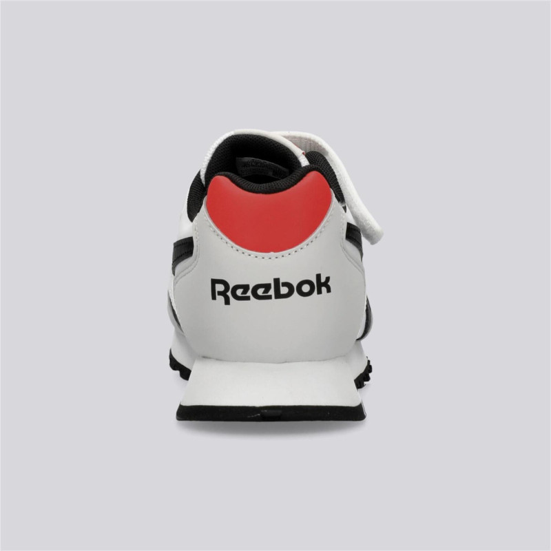 Reebok glide elastic & top strap infant white/grey/red